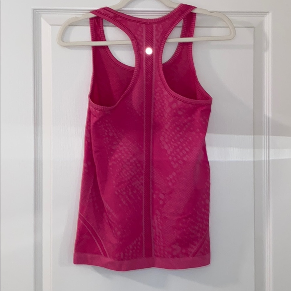 Pink Lululemon Tank - Picture 2 of 2